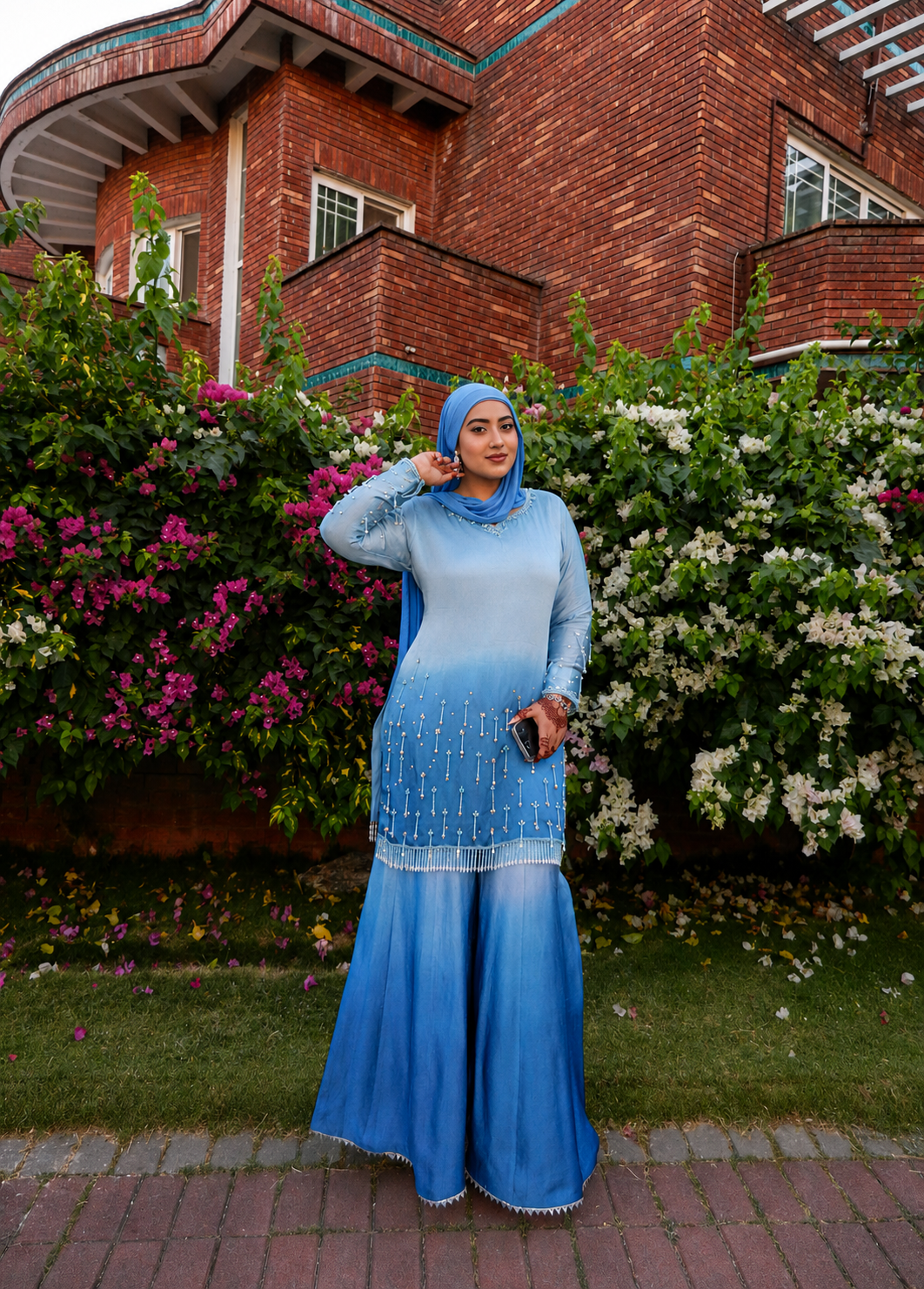 Azure Grace Sheesha Silk