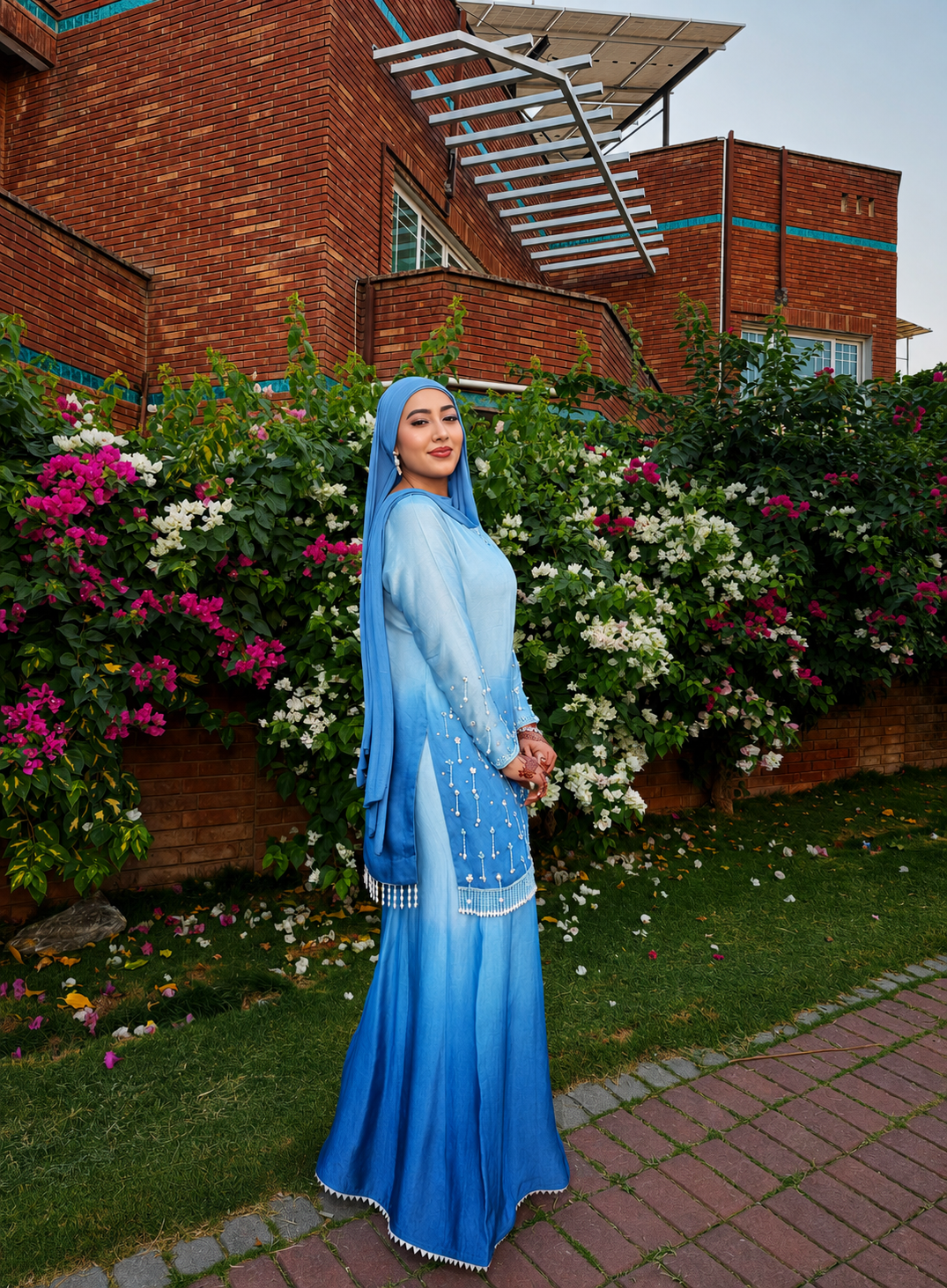 Azure Grace Sheesha Silk